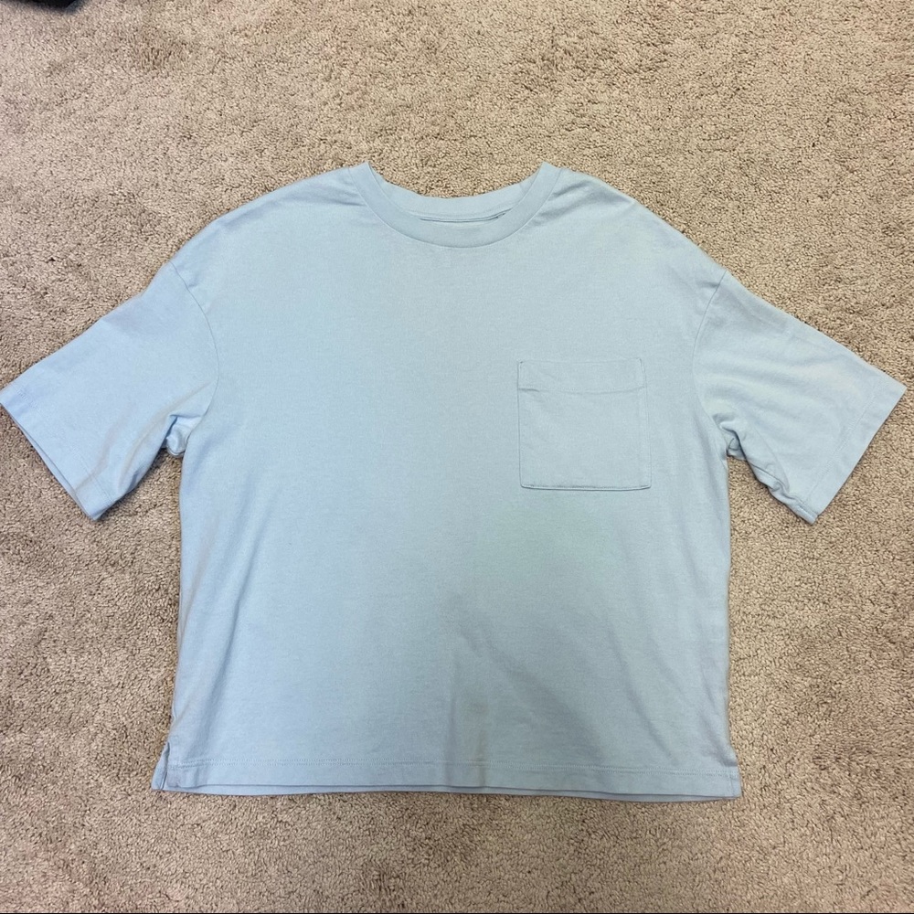 Uniqlo Baby Blue Tee Shirt